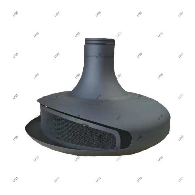 吊り木で燃える暖炉 室内 鉄 オーダーメイド 黒い漆器 飾り付け 22