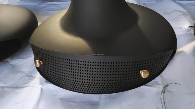 ヨーロッパ黒色マット炭素鋼 三面ガスの暖炉 プロパンガス 天然ガスの暖炉 6