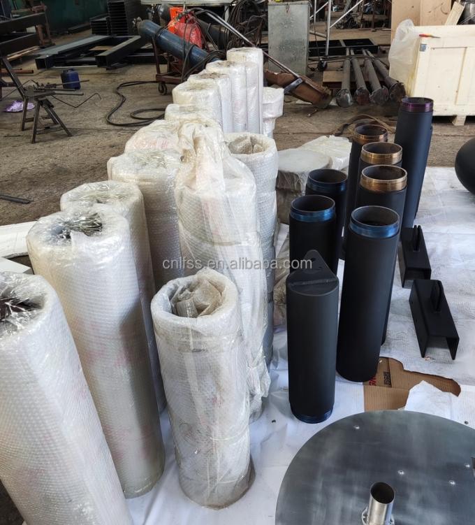 ヨーロッパ黒色マット炭素鋼 三面ガスの暖炉 プロパンガス 天然ガスの暖炉 7