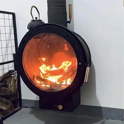 fireplace hotels hanging indoor fireplace suspended stove forwood steel contemporary burning